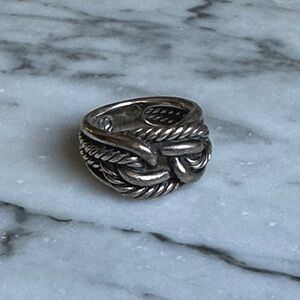 David Yurman Labyrinth Knot Ring Size 6